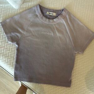 Madhappy Purple crop top tee